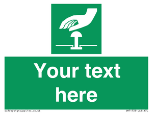 Custom Safe condition: Emergency stop button